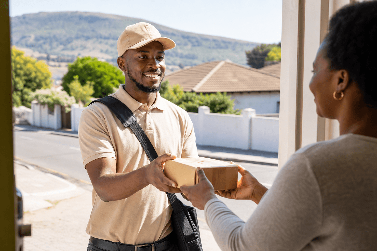 Parcel delivery with MobiRide