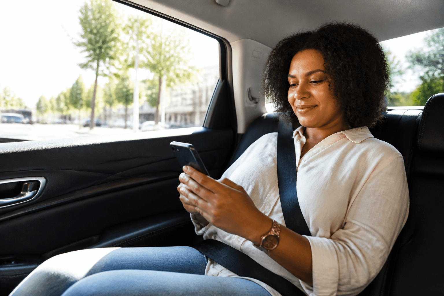 Sharing trip status for a safer ride